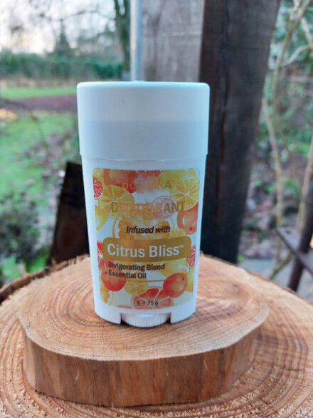 Deo / deodorant citrus bliss natural deodrant, 100 % puur natuurlijk gezonde deo verwerkt met essentiële oliën, zónder aluminium / LAATSTE