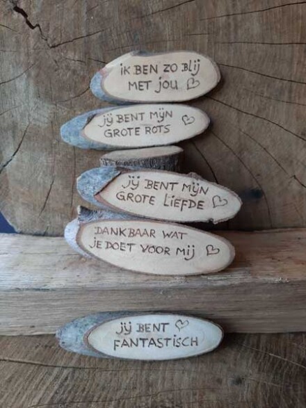 Geluk doosje met houtje ' jij bent fantastisch ' met 5 grote geluksstenen, hartjes in mooi doosje - Afbeelding 7