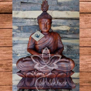 Boeddha Urn hout