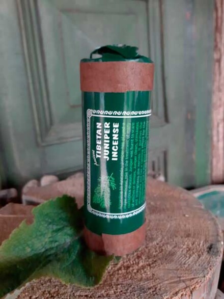 Tibetaanse wierook met jeneverbes olie, rustgevend, kalmerend, puur natuurlijk wierook zonder houtskool / LAATSTE