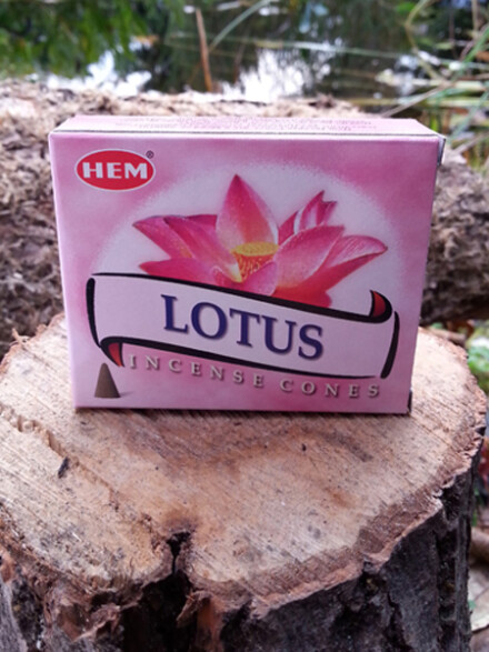 Lotus wierook kegels / wierook cones ( 2 doosjes ) een heerlijke geur van lotusbloemen