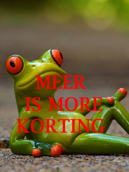 Meer is More Korting!