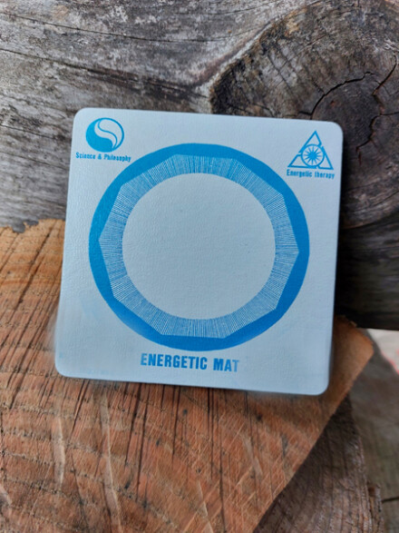 Energie plaatje / zuivering plaatje om water, drank of edelstenen mee te kunnen neutraliseren - Afbeelding 4
