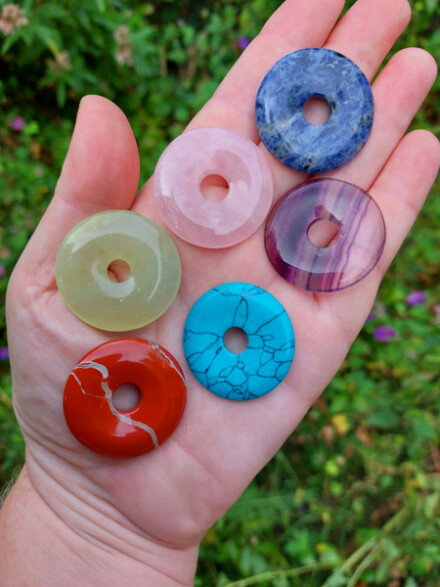 Serpentijn / new Jade hanger, ontgift, helpt tegen allerlei straling (5G), ontspant je, ondersteunt bij suikerziekte, helpt bij nervositeit + koord - Afbeelding 5