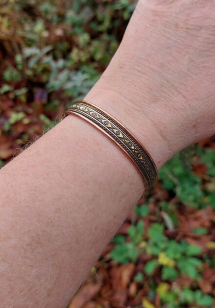 Armband uit magnetisch koper, geeft je kracht, beschermt tegen negativiteit en tegen allerlei stralingen / 5G - Afbeelding 3