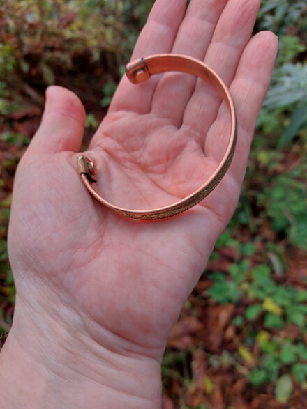 Armband uit magnetisch koper, geeft je kracht, beschermt tegen negativiteit en tegen allerlei stralingen / 5G - Afbeelding 3