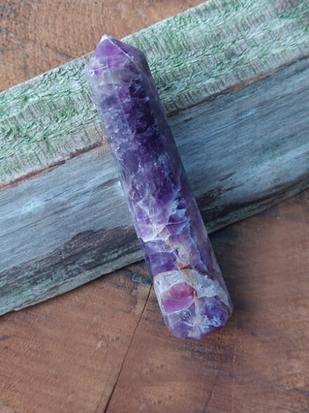 Purper Amethist healing staaf helpt tegen allerlei straling - 5G , ondersteunt je in je (pijn) proces, bij hoofdpijn - Afbeelding 5