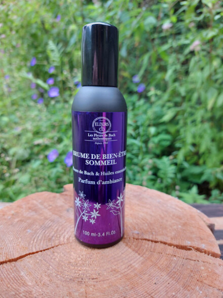 Bach goede nachtrust, Roomspray van biologische Bach remedies en essentiële oliën, helpt je mee om weer in slaap te vallen, 100 % puur