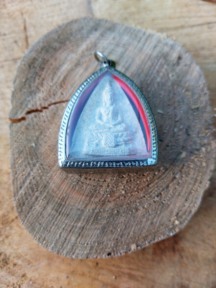 Thaise grote geluk Amulet om om je hals te dragen, aan de binnenspiegel van je auto te hangen voor bescherming + koord