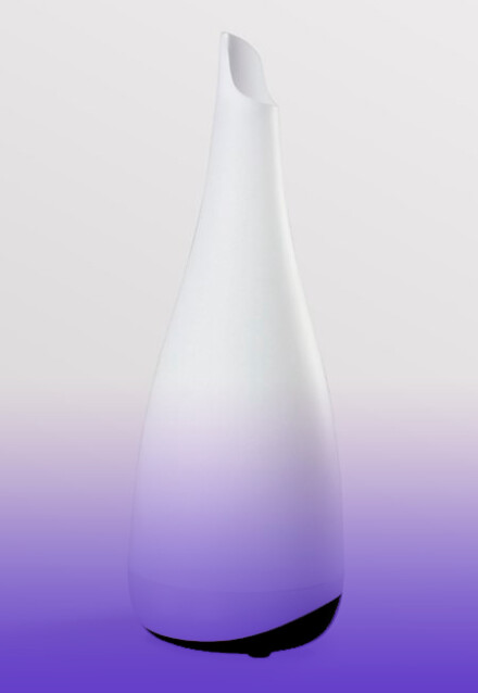 Geur verdamper, aroma diffuser sierlijk en elegant, ze veranderd in zachte kleuren, ultrasonische huisreiniger/ ruimte reiniger + GRATIS olie / LAATSTE - Afbeelding 4