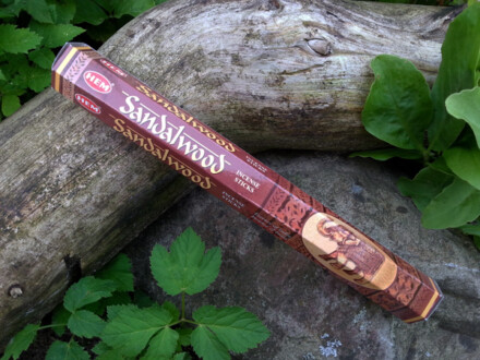 Sandalwood wierook HEM, 5 kokers + 1 koker gratis, warme houtgeur